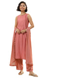 Libas Women'S Silk Blend Kurta Sets (Gs1099_Peach_S)