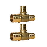 25 Pieces XFITTING 1 x 3/4 x 3/4 Pex Reducing Tee, Pex B Crimp Version 2517=25X (25 Packs)