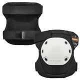 Ergodyne ProFlex 300HL Rounded Cap Knee Pads Hook & Loop Closure ,Gray Cap