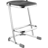 National Public Seating NPS 24 Black Polyurethane Elephant Z-Stool