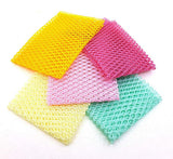 Kuwish Innovative Dish Washing Net Cloths, Quick Dry, Mesh Net for Washing, Dish Scrubber 11inch by 11inch 5 Pcs