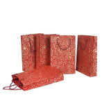 Surprise Someone Handmade Paper Bags | Paisley Print Carry Bags for Return Gift, Birthday, Anniversary (Pack Of 5)