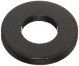 Te-Co 42600 Black Oxide C1010 Steel Hardened Flat Washer, #10 Stud, 1/2 OD x 13/64 ID x 3/32 Thick (Pack of 5)