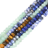 7 Chakra Gemstone 6mm Gemstone Faceted Rondelle Loose Beads DIY Jewelry Making Beads 16 Inch