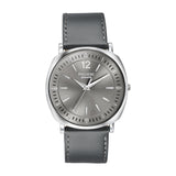 Sonata Poze 6 Strokes And Stroll Quartz Grey Round Dial Men'S Watch | Leather Strap Material | Watches For Men Analog - Sp70002S