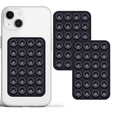 PKYAA 2 Pack Silicone Suction Phone Case Adhesive Mount, Strong Grip Holder for Selfies and Videos, Hands-Free Sticky Phone Grip
