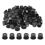 uxcell 100pcs Nylon Plastic Hole Plugs, 2/5(10mm) Round Drill Screw Hole Plugs Covers Knockout Locking Plastic Plugs Insert End
