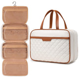 Travel Toiletry Bag for Women Hanging Travel Toiletry Organizer for Full-sized Toiletries Portable Water-resistant Travel Bag wi