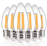 ALAMPEVER 800LM Super Bright Dimmable LED Light Bulb, E26 LED Bulb 100 Watt Equivalent, B11 2700K Soft White LED Candelabra Bulb