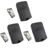 3 for Mighty Mule Gate Opener Remote FM135 RB741 Gate Remote Control 3 Position 9 Dip Switches Single Button Gate Openers (318MH