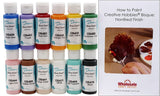Creative Hobbies Duncan OSKIT-1 Acrylic Paint Set, 12 Popular Colors in 2 Ounce Bottles with Free How To Paint Ceramics Book