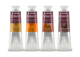 Lukas 1862 Professional Artist Oil Paint - Yellowish Earth Colors, 37 mL - Set of 4 - Outstanding Lightfastness, Non-Yellowing,