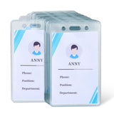 Amazon Basics ID Badge Holders, Vertical Clear Plastic 2.55 x 4.41, Pack of 1600