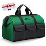 WINHUNT Large Tool Bag, Tool Bags for Men Heavy Duty, 17.3inch/44cm, Green, 1680D Polyester, Ideal for DIY and Craftsmen