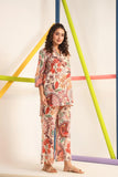 Leriya Fashion Women Ethnic Kurta Set | Rayon Co-Ord Set | Fancy Pajama Set | Pack Of 2 | Floral Printed Top & Pant Set | Full Pair Set | A-Line Kurta Set (Large, Multicolor) Lf-K-W1855&Tr912
