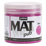 Pebeo Mat Pub, extra fine, 140 ml-Tyrian Pink Acrylic Paint