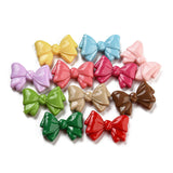 LiQunSweet 20 pcs Mixed Color Bowknot Theme Acrylic Beads Lovely Bow Tie Loose Spacer Beads for Bracelet Earring Necklace DIY Cr
