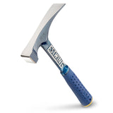ESTWING Bricklayers/Masons Hammer 22 oz Masonry Tool with Forged Steel Construction & Shock Reduction Grip E622BLC
