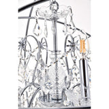 Living District Indoor Modern Home Decorative Bright Ceiling Cordelia 6 Light Chrome Crystal Pendant
