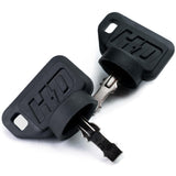 2 Pk HD Switch Ignition Switch Key Set Replaces Troy-Bilt MTD Super Bronco Pony Big Red Horse Range Rider Bronco Mustang Colt Wh