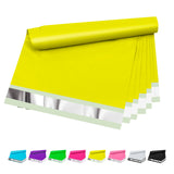 Vapulcio Poly Mailers 9x12 Inch 100 Pcs, Yellow Shipping Bags for Clothing, Tear Resistant and Waterproof Mailing Envelopes, Sel
