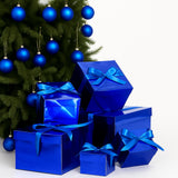 Cholemy 6 Pcs Christmas Nesting Gift Boxes with Lid Square Nesting Gift Boxes for Presents Packaging with Ribbon Xmas Anniversar