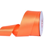 Ribest Orange Double Faced Satin Ribbon, 2 Inch 25 Yard Ribbon for Crafts Gift Wrapping Bows Wedding Party Decoration Bouquet