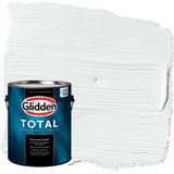 Glidden Total 1 gal. Moonlit Snow/Gray Eggshell Interior Paint with Primer