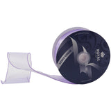 Royal Imports Organza Wired Sheer Ribbon 2.5 (#40) for Floral & Craft Decoration, 50 Yard Roll (150 FT Spool), Lavender