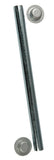 CE Smith Trailer 10700A Roller Shaft with Cap Nuts, 1/2 x 5 1/4- Replacement Parts and Accessories for Your Ski Boat, Fishing Bo