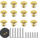 THSIREE 12PCS Cabinet Knobs, Cabinet Pulls Inway Round Drawer Knobs Cabinet Hardware with Screws, for Kitchen Bedroom Furniture,