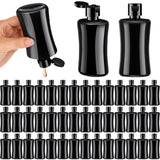 Domensi 36 Pcs 3.4 oz Travel Bottles with Flip Cap Plastic Travel Size Toiletries Bottles Portable Leak Proof Squeeze Refillable