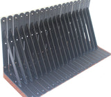 40 Pack L11 x H 8 Black Heavy Duty Shelf Brackets with Screws Metal Shelf Brackets Shelf Support Angle Brackets for Shelves L Br