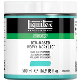Liquitex Bio-Based Heavy Acrylic, 500ml (16.9-oz), Light Blue Permanent