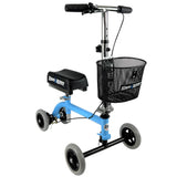 KneeRover Kids Knee Walker, Light Blue Child Knee Scooter, for Small Adults, Foot Surgery & Broken Foot, Ankle Injuries, Lightweight Pediatric