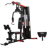 Fitvids Multifunctional Home Gym Equipment with 122.5 lbs Weight Stack, Full Body Workout Weight Machine Strength Training Exerc