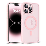 YEMORAN Compatible with iPhone 14 Pro Max Case with Built-in Camera Lens Protectors Translucent Magnetic 14 Pro Max Phone Case 6