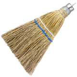 Suclain 1 Pc 12 Inch Corn Whisk Broom Mini Corn Halloween Short Handle Hand Broom with Metal Hanger for Multi Surface Sweeping S