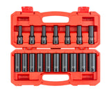 TEKTON 1/2 Inch Drive Deep 6Point Impact Socket Set, 17Piece (824 mm) | SID92329