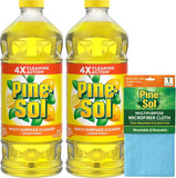 PineSol MultiSurface Cleaner, Floor Cleaner, Lemon, 96 Fluid Ounces