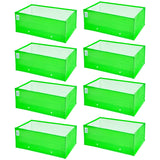 Anandi GreenS Premium 15X6X6 Inch Hdpe Uv Protected 260 Gsm Small Rectangular Shaped Green Colour Plants Grow Bags Pack Of 8