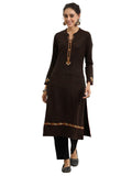 Libas Women'S Wool Regular Kurta (58150W_Black