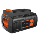 BLACK+DECKER 40V MAX Lithium Battery, Compatible with 36V and 40V MAX Power Tools, Lithium Ion Technology, Charger Not Included