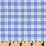 Richcheck 60 Gingham Check 1/4 Blue, Fabric by the Yard