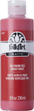 FolkArt Acrylic Paint in Assorted Colors (8 oz), , Engine Red