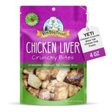 Yeti Chicken Liver Crunchy Bites Yak Cheese Dog Treats, 4 Oz