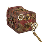 Snappsy Coin Purse With Chain Wood Box Small Shoulder Bag Satchel Totes Women