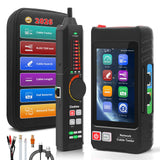 Multifunction RJ45 Network Caber Tester, 4 IPS Touch Screen UTP Cable Tester,Rechargeable Ethernet Cable Tracer,Support Network