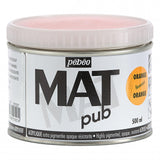 Pebeo Mat Pub 500 ml Fluorescent Orange Acrylic Paint
