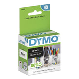 DYMO Authentic LW ExtraSmall MultiPurpose Labels for LabelWriter Label Printers, White, 1/2 x 1, 1 roll of 1,000 (30333)